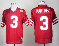 NCAA Adidas Nebraska Cornhuskers#3 Taylor Martinez Red   Jersey