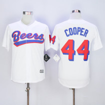 JOE COOP COOPER #44 BASEketball BEERS MOVIE BUTTON DOWN JERSEY