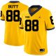 NCAA Basketball Michigan Wolverines #88 Butt College Yellow Jersey