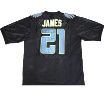 Oregon Ducks #21 LaMichael James  Black Pro Combat College Football Jersey