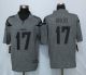 New Nike San Diego Chargers 17 Rivers Gray Mens Stitched Gridiron Gray Limited Jersey
