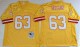 NFL Tampa Bay Buccaneers #63 Selmon Yellow Throwback Jersey
