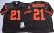 NFL San Francisco 49ers #21 Sanders Black Throwback Jersey