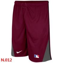 Nike MLB Logo Performance Training Shorts Red