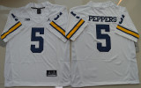 Jordan Brand Michigan Wolverines Jabrill Peppers 5 College White Limited Jersey