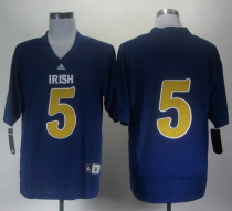 adidas Notre Dame Fighting Irish Menti Te'o #5 2012 Shamrock Series Football Navy Blue Jersey