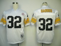 NFL Jerseys Pittsburgh Steelers 32 Franco Harris  M&N White