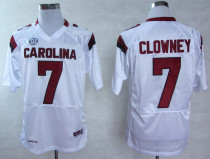 South Carolina Gamecock Jadeveon Clowney #7 White 2013 Jersey