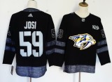 Adidas Nashville Predators #59 Josi Black 100th Anniversary Jersey