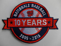 MLB Washiongton Nationals 10 years Patch