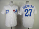 MLB Montreal Expos #27 Guerrero White Jersey
