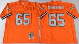 NFL Denver Broncos #65 Zimmerman Orange Throwback Jersey