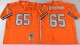 NFL Denver Broncos #65 Zimmerman Orange Throwback Jersey