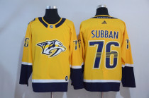 Adidas Nashville Predators #76 Subban Yellow Jersey