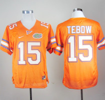 Nike Florida Gators Tim Tebow 15 Orange College Football Jersey