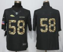 NEW Nike Denver Broncos 58 Miller Anthracite Salute To Service Limited Jersey