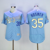 MLB Kansas City Royals #35 Hosmer Ligh Blue Jersey
