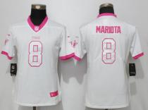 Women Nike Tennessee Titans #8 Mariota Pink Rush Fashion Jersey