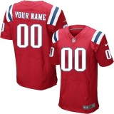 Nike New England Patriots Customized Game NFL Jersey in Red Color
