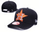 MLB Houston Astros Black Color Snapback Hats--GS