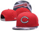 MLB Cincinnati Reds Red Snapback Hats--GS