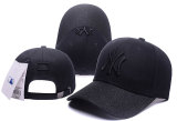 MLB New York Yankees Black Snapback Hats--TY