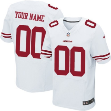 Nike San Francisco 49ers Customized Elite White NFL Jersey