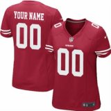 Nike San Francisco 49ers Women Customized Game Team Color Jersey