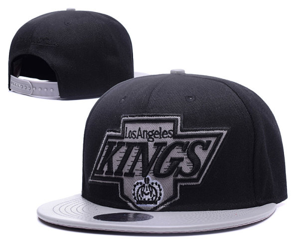 NHL Los Angeles Kings Black Snapback Hats--GS