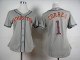 MLB Houston Astros #1 Correa Grey Women 2015 Jersey
