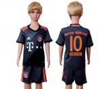 2016 Soccer Bayern Munich #10 Robben Away Kids Jersey