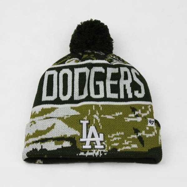 MLB Los Angeles Dodgers Camo Beanie--LoX