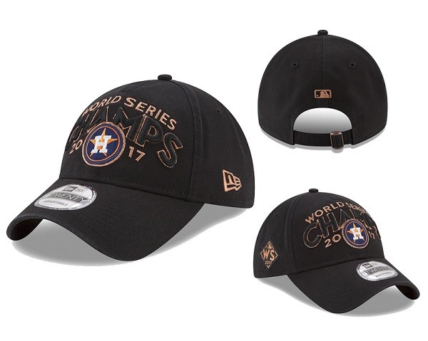 Houston Astros New Era 2017 MLB World Series Locker Room Champ Hats--xdf
