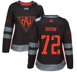 Women North America #72 Drouin Black World Cup of Hockey 2016 Premier Jersey