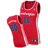 red Jersey, Women Washington Wizards Custom Road NBA Jersey
