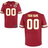 Team Color Nike Kansas City Chiefs Custom Elite NFL Jersey