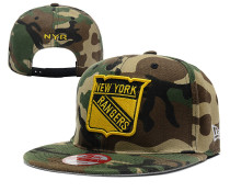 NHL New York Rangers Snapback Camo Hats--YD