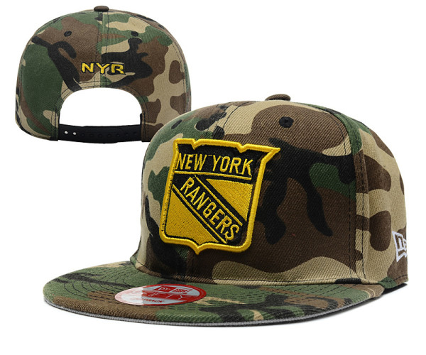 NHL New York Rangers Snapback Camo Hats--YD