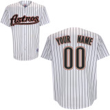 MLB Houston Astros Custom White Jersey