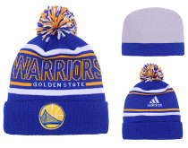 NBA Golden State Warriors Blue Beanie--YD