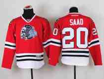 Youth NHL Chicago Blackhawks #20 Saad Red Jersey