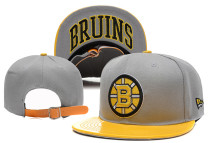 NHL Boston Bruins Snapback Grey Hats--YD