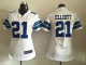 NFL Dallas Cowboys #21 Elliott White Women Jersey.jpeg