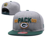 2018 Green Bay Packers Draft Grey Snapbacks