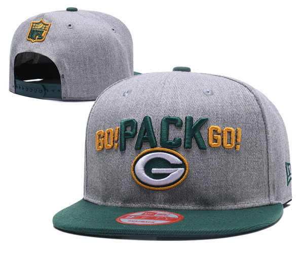 2018 Green Bay Packers Draft Grey Snapbacks
