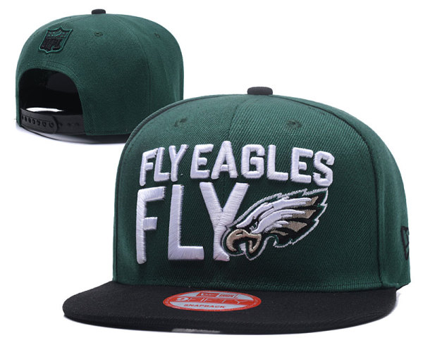 2018 Philadelphia Eagles Draft Green Snapbacks