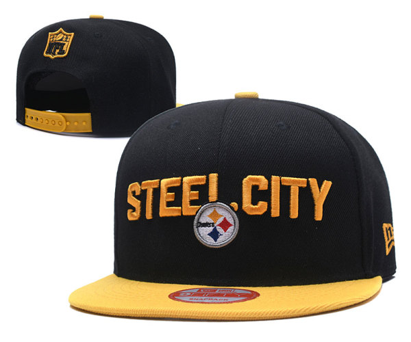 2018 Pittsburgh Steelers Draft Black Snapbacks