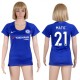 2017 Soccer Chelsea #21 Matic Home Women Jersey