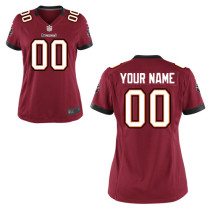 Buccaneers Nike Women Custom Game Team Color Jersey