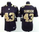 Womens Nike New Orleans Saints #43 Sunseri Black Jersey